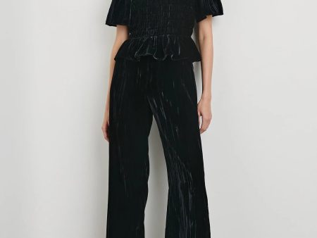 RAILS Brissa Trousers in Black Velvet Fashion