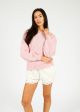 SLF Lulu Rib Knit in Bleached Mauve on Sale