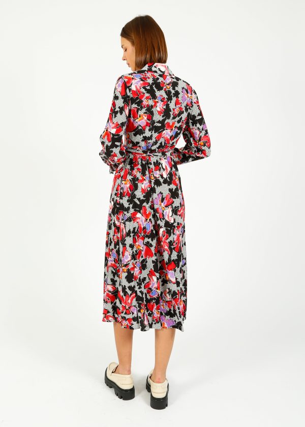 DVF Tori Dress in Odette Floral Hot on Sale