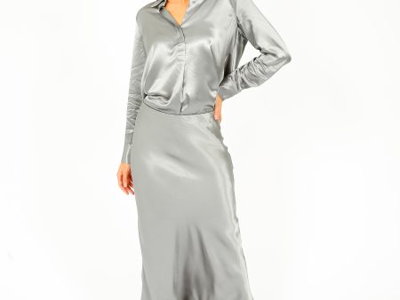 RAILS Romina Skirt in Pewter Supply