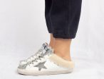 GG Superstar Trainers with Shearling Lining in White For Discount