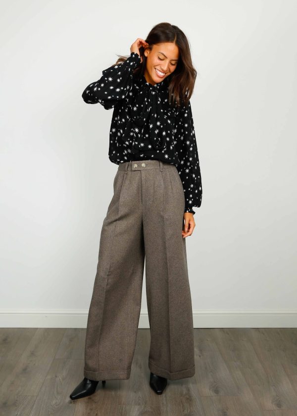 L&H Popsi Trousers in Grey on Sale