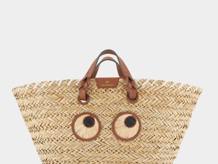 AH Large Basket Paper Eyes in Seagrass on Sale