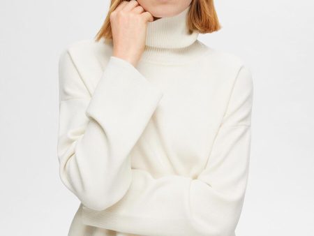 SLF Kamma Roll Neck Knit in Birch Supply