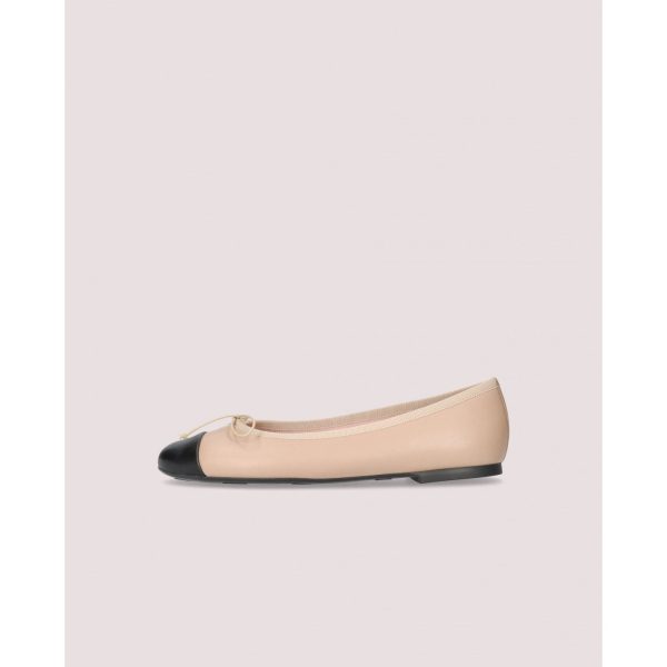 PB Nicole Ballet Pump in Nude, Black For Sale