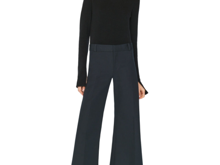 Le Cropped Palazzo Trouser - Noir Fashion