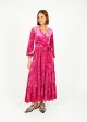 ONJNEU Faye Maxi Dress in Velvet Pink Fashion