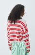 AV Raxow Stripe Knit in Grey, Strawberry Online Sale