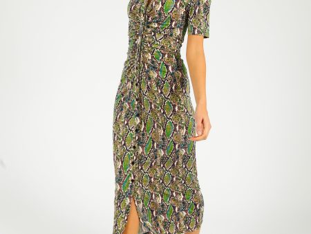 DVF Zoey Dress in Python Online Sale