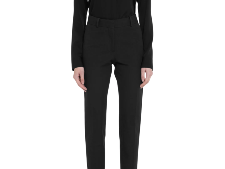 Le Crop Cigarette Trouser - Noir Online Sale