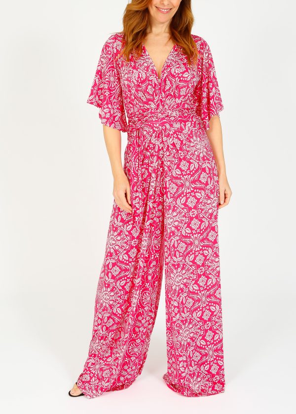 Onjenu Dakota Jumpsuit in Elba Pink Online now