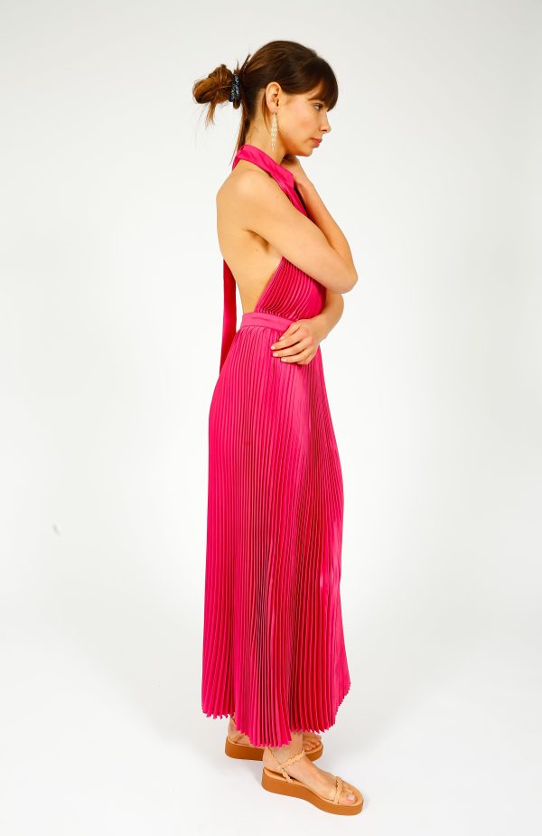 L IDÉE Cinema Gown in Cerise Supply