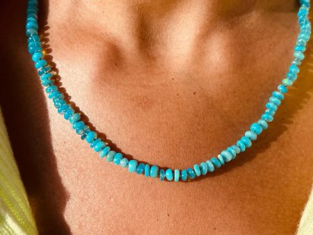 BON BON Turquoise Fire Opal Necklace For Cheap