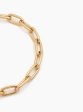 TS Small Gold Oval Linked Bracelet Hot on Sale