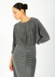 DVF Chrisey Dress in Silver Grey Online Hot Sale