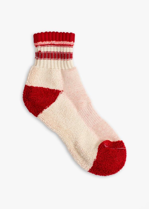 TL Tennis Socks in Red on Sale