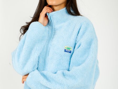 AV Hoki Fleece Jacket in Polar Blue Sale