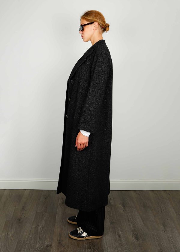 SLF Laima Wool Coat in Black Online Sale