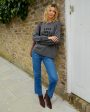 BF Love Will Tear Us Apart Jumper in Grey, Black Fashion