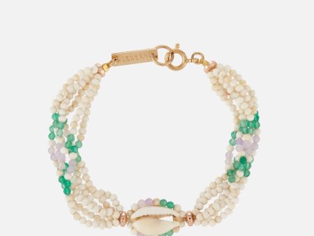 IM Malebo Bracelet in Ecru, Green Online Hot Sale