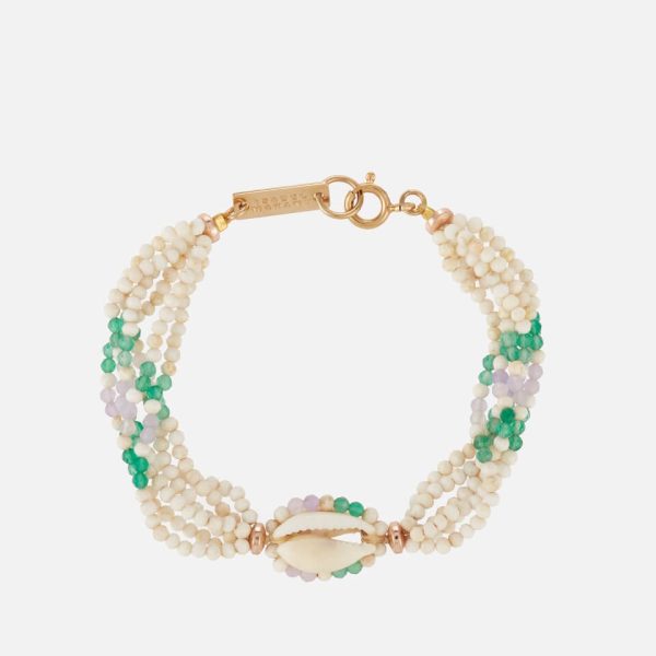 IM Malebo Bracelet in Ecru, Green Online Hot Sale