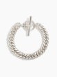 TS Small Silver Curb Link Bracelet For Cheap