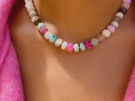 BON BON Rainbow Mountain Necklace For Sale