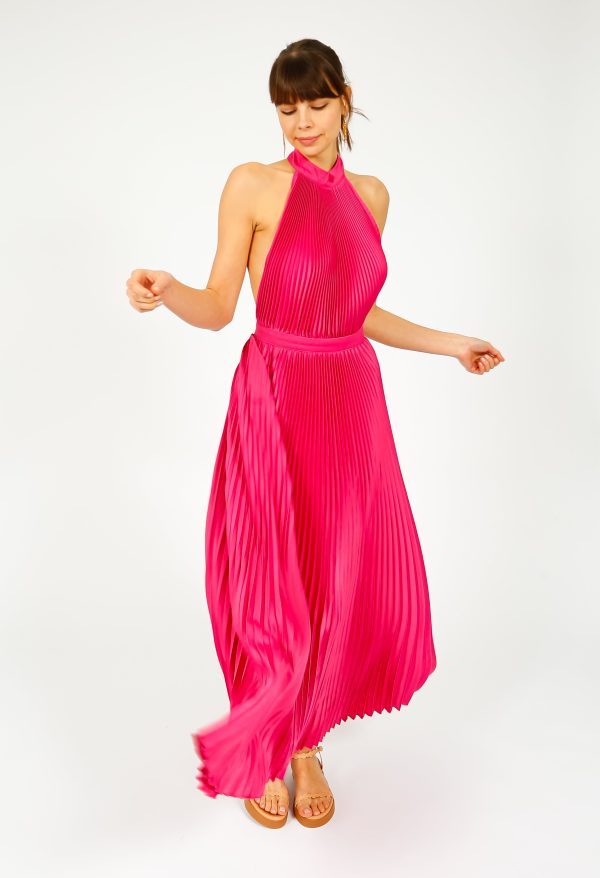 L IDÉE Cinema Gown in Cerise Supply