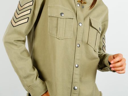 RAILS Loren Jacket in Canteen For Discount