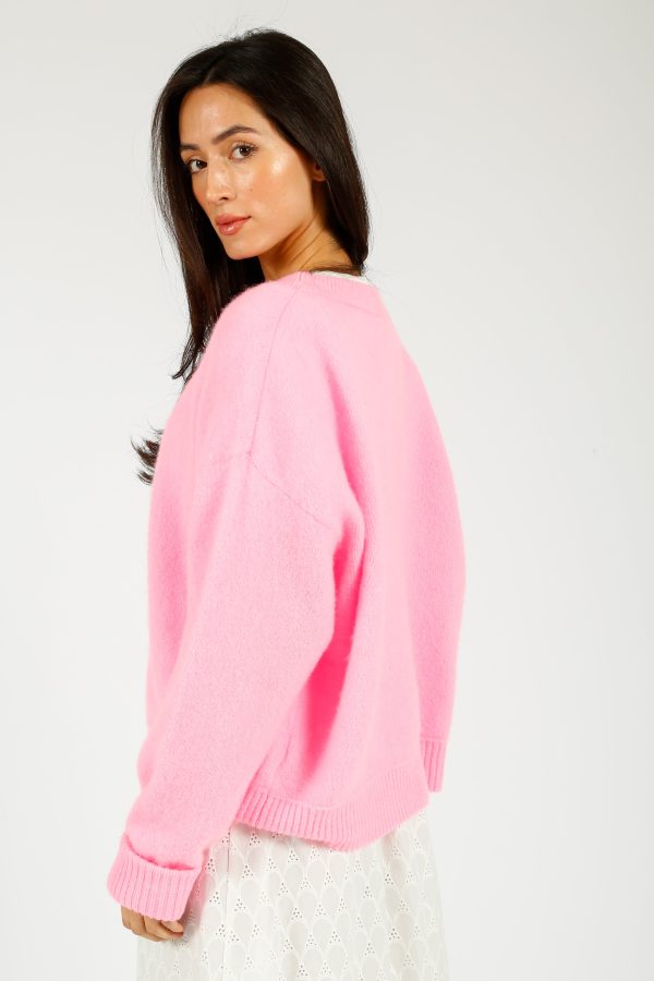 AV Vitow Knit Jumper in Rose Chine Online