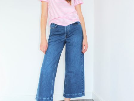 R&B Maya Wide Leg Ankle Jeans in Rye Harbor Supply