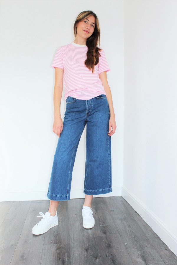 R&B Maya Wide Leg Ankle Jeans in Rye Harbor Supply