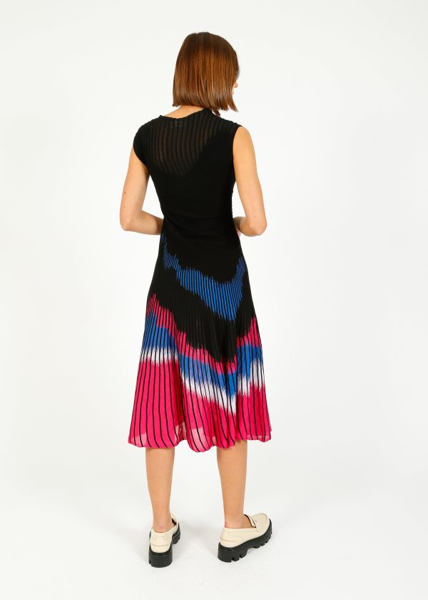 DVF Rick Dress in Floating Block Hot on Sale