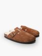 GENUINS Riva Velour Clog in Tan Online Hot Sale