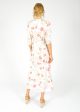 RIXO Simone Dress in Waterblossom Ivory Supply