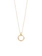 TS Gold Eternity Ring on Trace Chain For Sale