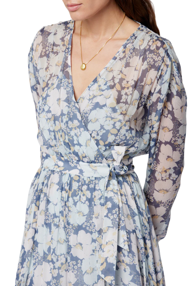 Clara Mini Silk Dress - Nightshadow Blue Fashion