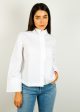 SLF Serafina Ruffled Shirt in White Online