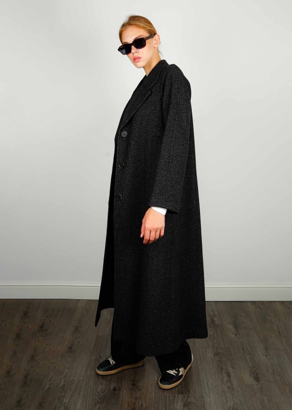 SLF Laima Wool Coat in Black Online Sale