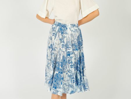 DREAM Skazen Skirt in Blue Sketch Sale