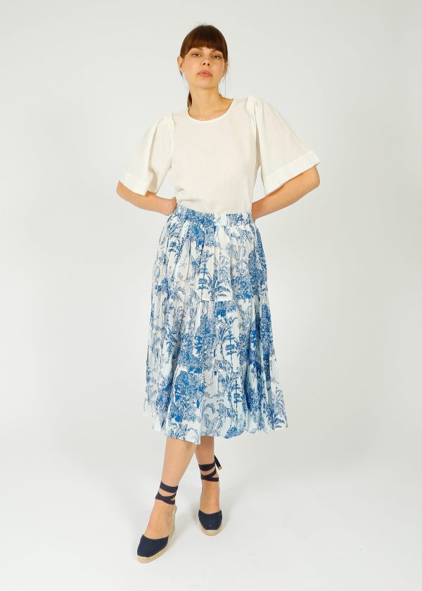 DREAM Skazen Skirt in Blue Sketch Sale