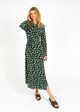 DVF Tori Dress in Chains Spots Black Online Hot Sale