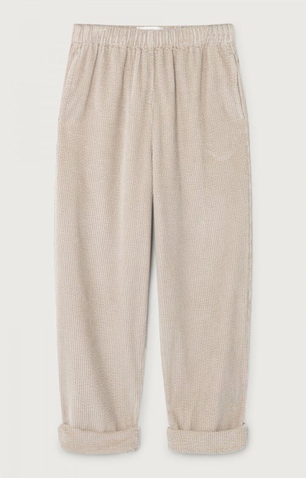 AV Padow Trousers in Mastic For Cheap