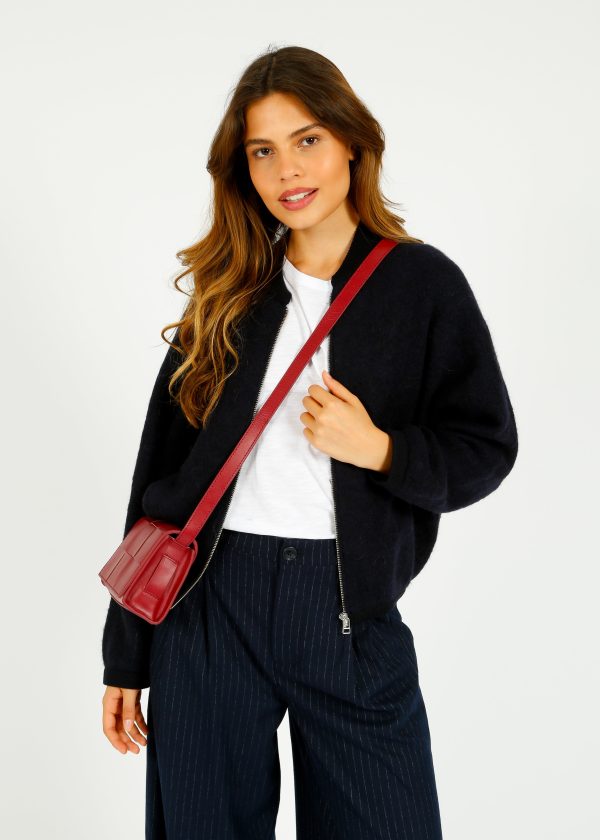 BR Asedi Wool Zip Jacket in Navy Fashion