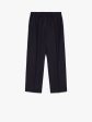 MM Hateley Flannel Trousers in Navy Cheap