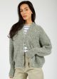 AV East 19 Open Cardigan in Tortue Melange Online Sale