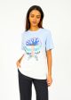 IM Zewel Tee in Light Blue Cheap