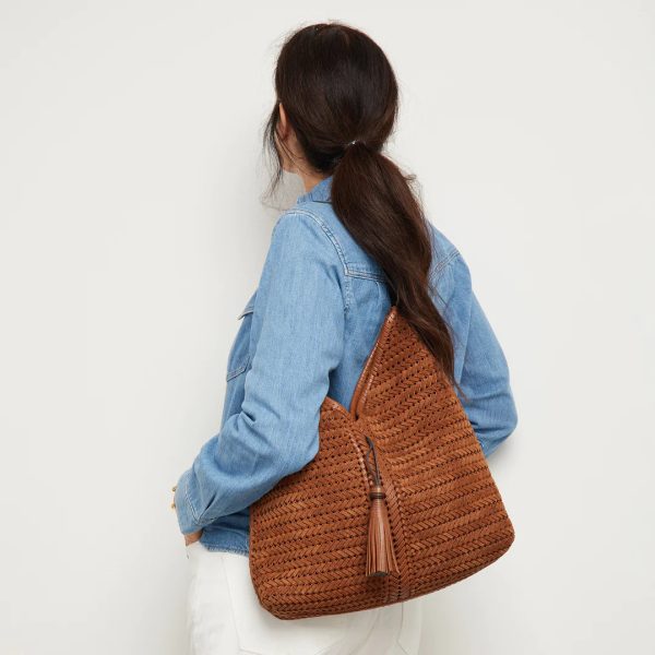 AH Nesson Tassel Hobo in Cedar Suede Fashion