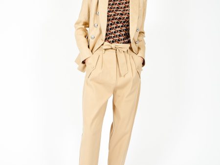 MM Occhio Trousers in Sand Sale