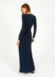 DVF Raffi Dress in Metallic Midnight Sale